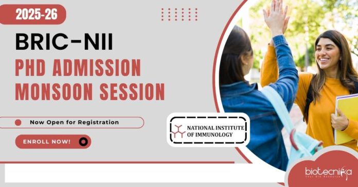 NII PhD 2025-26 Admissions Monsoon Session