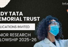 Lady Tata Memorial Trust JRF 2025-26