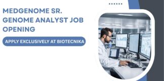 Medgenome Sr. Genome Analyst Job Opening
