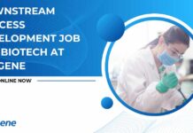 Downstream Process Development Job For Biotech at Syngene – Apply Online Syngene Biotech Downstream Process Development Jobs