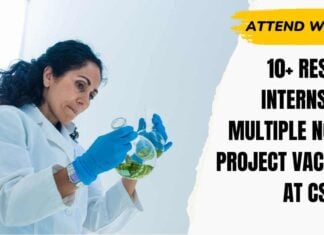 Research Internships at CSIR-IITR