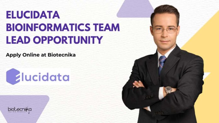 Elucidata Bioinformatics Team Lead Opportunity