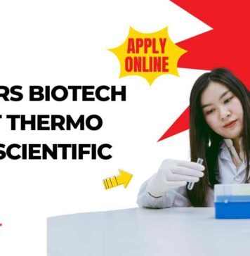Freshers Biotech Jobs at Thermo Fisher