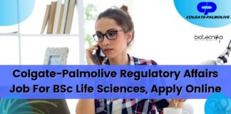 Colgate-Palmolive Regulatory Affairs Job