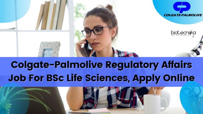 Colgate-Palmolive Regulatory Affairs Job