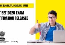 DBT BET 2025 Exam Applications