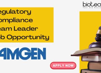 Regulatory Compliance Team Leader Job Opportunity