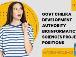 Govt Bioinformatics Project Jobs