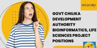 Govt Bioinformatics Project Jobs