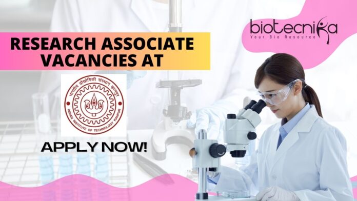 IIT Kanpur Research Associate Vacancies