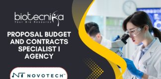 Proposal Budget - Contracts Specialist I
