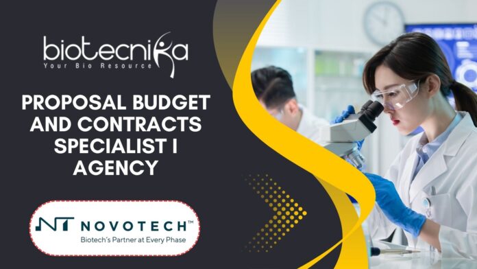Proposal Budget - Contracts Specialist I