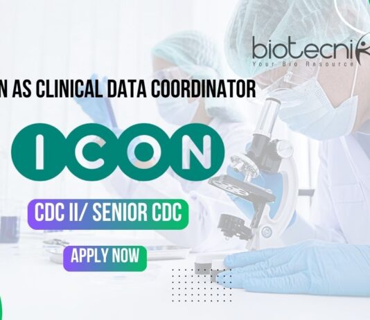 Clinical Data Coordinator Vacancies at ICON, Apply Now