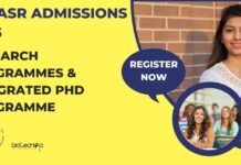 JNCASR Admissions 2025-26