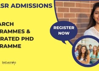 JNCASR Admissions 2025-26