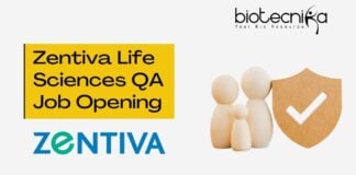 Zentiva Life Sciences QA Job