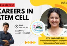 Biotecnika Hosts Insightful Webinar on Exploring Careers in Stem Cells with Dr. Sveta Chakrabarti, MIRM Bengaluru MIRM Stem Cells Careers Webinar by Dr. Sveta Chakrabarti