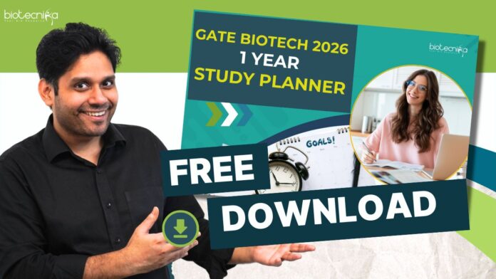 GATE Biotech 2026 Study Planner