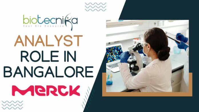 Analyst Job at Merck Group in Bangalore Life Science & Customer Segmentation Apply Now!
