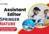 Assistant Editor Job at Springer Nature