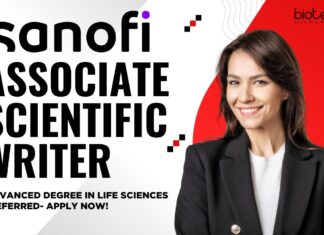 Associate Scientific Writer at  Sanofi, Advanced degree in life sciences preferred- Apply now!