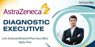 AstraZeneca - Diagnostic Executive (Life SciencesBiotechPharmacy MSc) - Apply Now