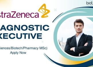 AstraZeneca - Diagnostic Executive (Life SciencesBiotechPharmacy MSc) - Apply Now