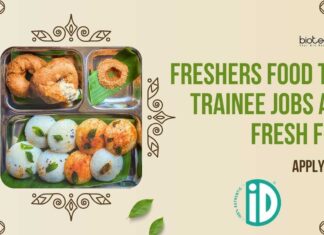Freshers Food Tech Trainee Jobs