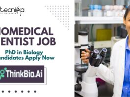 Biomedical Scientist Job at ThinkBio.Ai® l PhD in Biology Candidates Apply Now in Kochi, Kerala