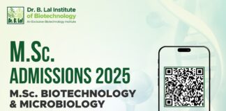 Dr. B. Lal Institute of Biotechnology MSc Admissions 2025 Open For MSc Biotechnology & Microbiology