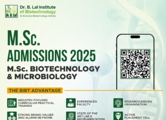 Dr. B. Lal Institute of Biotechnology MSc Admissions 2025 Open For MSc Biotechnology & Microbiology