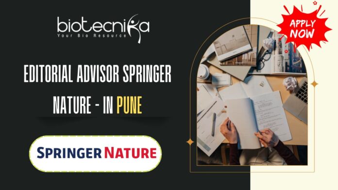 Editorial Advisor Springer Nature - in Pune