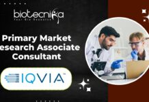 Primary Market Research Associate - Consultant at IQVIA