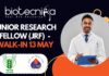 Junior Research Fellow (JRF) - at ICAR-IARI