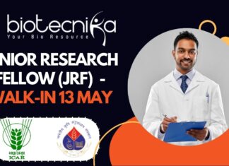 Junior Research Fellow (JRF) - at ICAR-IARI
