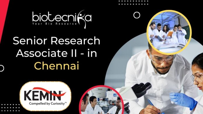 Senior Research Associate II - in Chennai