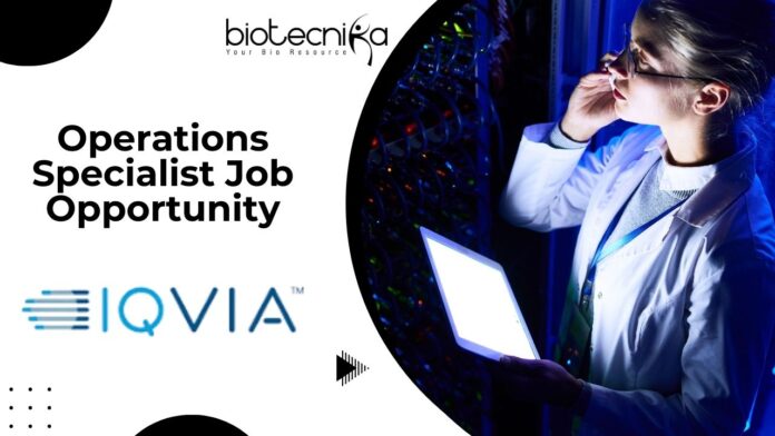 Operations Specialist Job Opportunity
