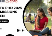CDFD PhD 2025 Admissions Open