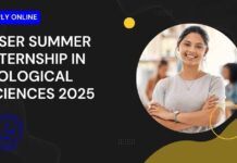 NISER Summer Internship in Biological Sciences 2025 – Apply Now NISER Summer Internship in Biological Sciences