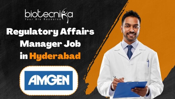 Regulatory Affairs Manager - Amgen