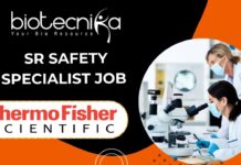 Sr Safety Specialist Job - at Thermo Fisher Scientific