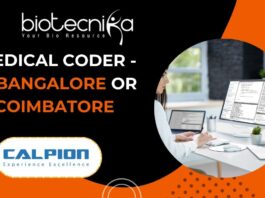  Medical Coder at Calpion