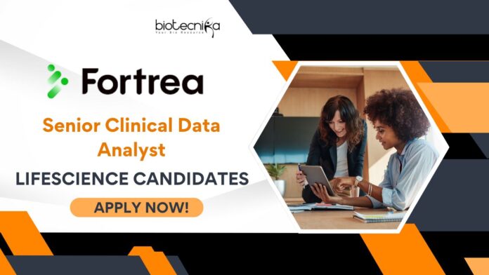 Fortrea Clinical Data Analyst for Life Science Candidates - Apply Online!