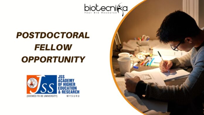 Postdoctoral Fellow Opportunity