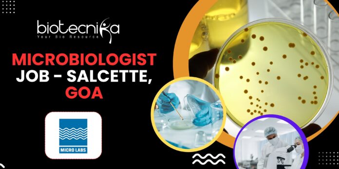 Microbiologist Job Micro Labs