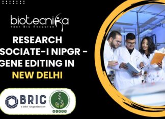 Research Associate-I NIPGR - Gene Editing in New Delhi