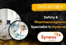 Safety & Pharmacovigilance Specialist - Syneos Health