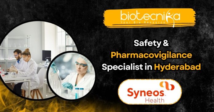 Safety & Pharmacovigilance Specialist - Syneos Health