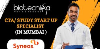 Syneos Health BSc Jobs For Life Sciences, Apply For Study Start Up Job Syneos Health is hiring a CTA/Study Start-Up Specialist for its Mumbai location! This role involves clinical trial documentation, regulatory submissions, ethics committee coordination, and site activation. If you have 3+ years of experience in trial start-up activities, a strong understanding of GCP/ICH guidelines, and excellent organizational skills, apply today to join a globally recognized clinical research organization. Job Title: CTA/ Study Start up Specialist (Mumbai Location) Location: India-Asia Pacific - IND-Client-Base Why Join Syneos Health: Passionate about employee development Supportive and engaged line management Total Self culture promoting authenticity Focus on creating a diverse and inclusive work environment Job Responsibilities for CTA/ Study StartUp Specialist: Responsible for activities related to study start up and ongoing study document management. Act as point of contact for local study teams and external stakeholders. Independently manages multiple country, study and site level deliverables during start-up and maintenance both internal and external business partners and vendors, when required. Plan and develop strategy for start-up activities to ensure successful recruitment and delivery. Prepare Investigator Sites to conduct clinical trials through the review and approval of essential clinical trial and regulatory documents preferred for Study StartUp Specialist. Support local regulatory in preparing and performing submissions for Health Authorities including follow up until approval.  This includes substantial amendments and any other documentation requiring HA submission. Prepare and perform submissions for Ethics Committees including follow up until approval (protocol, amendments/IB and any other documents requiring EC submission). Collaborates with other internal roles in country feasibility and site selection. Collaborates directly with the internal study teams, external site staff, country ethics committees/IRB to ensure tasks and priorities are aligned to the defined study timelines. Prepare country Informed Consent Form (ICF) and manage country ICF template. Review and approval of Site ICFs . Review and approval of Clinical Trial Package (CTP) documentation. Update national registries as applicable. Ensures that the electronic Trial Master File (eTMF) contains the relevant Clinical Trial Package (CTP) regulatory documents for site activation and ongoing study management. When applicable, conduct drug/IMP label review & translation required for Study StartUp Specialist. Serves as expert on country regulatory requirements and keeps up to date with evolving regulation in collaboration with Regulatory and legal. May support the collection and distribution of documents from / to sites including obtaining insurance certificates . May support Health Authority inspection and pre-inspection activities. May support audit preparation & Corrective Action / Preventative Action preparation for local related issues. Qualification Requirements for Study StartUp Specialist: Bachelor's degree required, preferably within Life Sciences or equivalent. 3+ years of industry related experience, including handling of trial start-up activities coordination of trial start-up activities and Health Authority / Ethic Committee submissions. Thorough understanding of GCP, ICH Guidelines and Country regulatory environment. In depth knowledge and understanding of clinical research processes, regulations, and methodology . Demonstrated organizational and planning skills and independent decision-making ability as Study StartUp Specialist. Experience in leading or participating as an active member of cross functional teams, task forces, or local and global initiatives. Strong organization and time management skills and ability to effectively manage multiple competing priorities. Ability of critical thinking and risk analysis. APPLY ONLINE HERE  Keywords: CTA, Study Start up Specialist, Mumbai Location, Job, Syneos Health, Job Posting. Syneos Health BSc Jobs For Life Sciences, Apply For Study Start Up Job