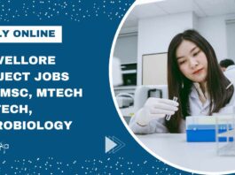 VIT Vellore Project Jobs For MSc